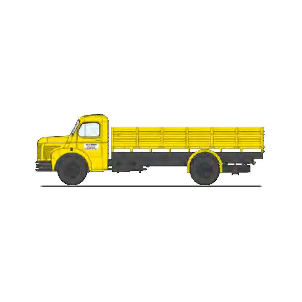 Camion Berliet GLC 6 à Plateau (Chargement de Maçonnerie) - REE MODELES CB111 - HO : 1/87