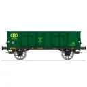 Wagon tombereau Ludwigshafen caisse métallique N°100456 - Ree Modèles WB922 - HO 1/87 - SNCB - Ep III - 2R