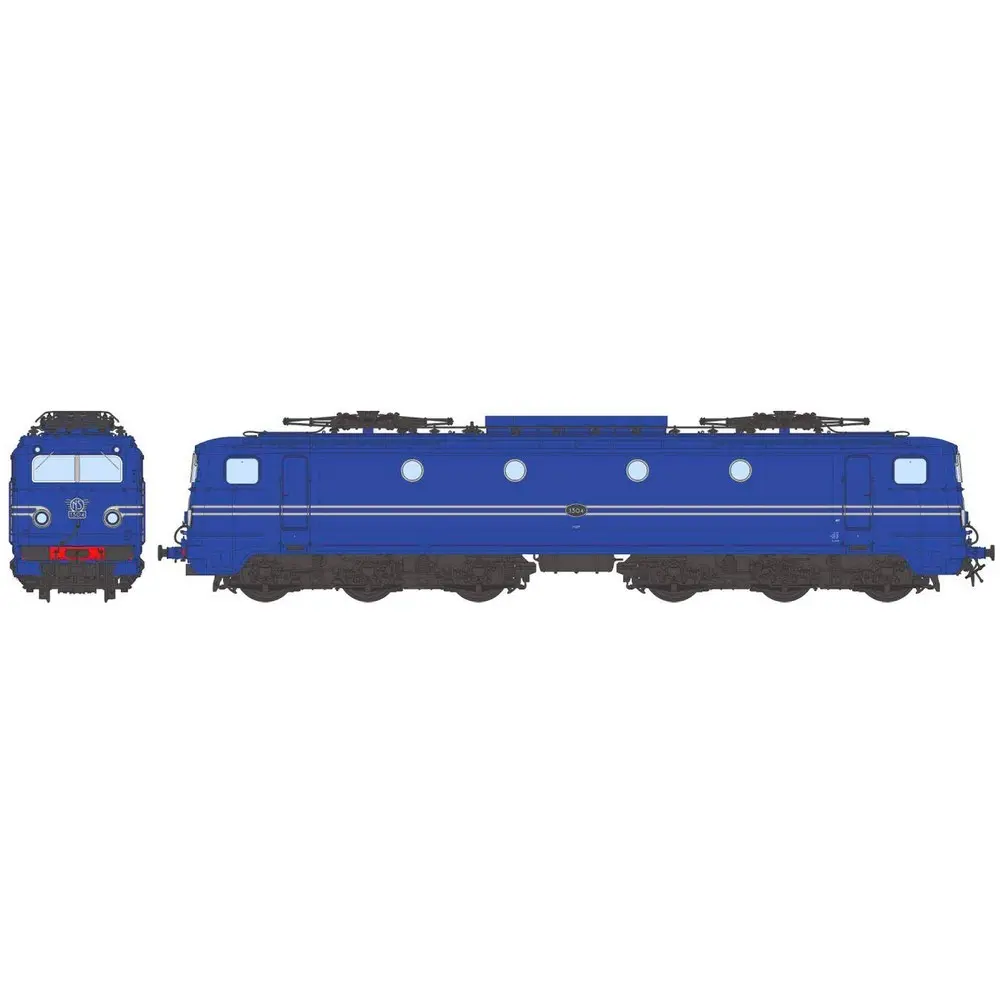 Locomotive électrique série 1300 N°1307, livrée bleu de Berlin, 2 phares - Ree Modèles NS1300-2S - HO 1/87 - NS - Ep IV - Digital sound - 2R