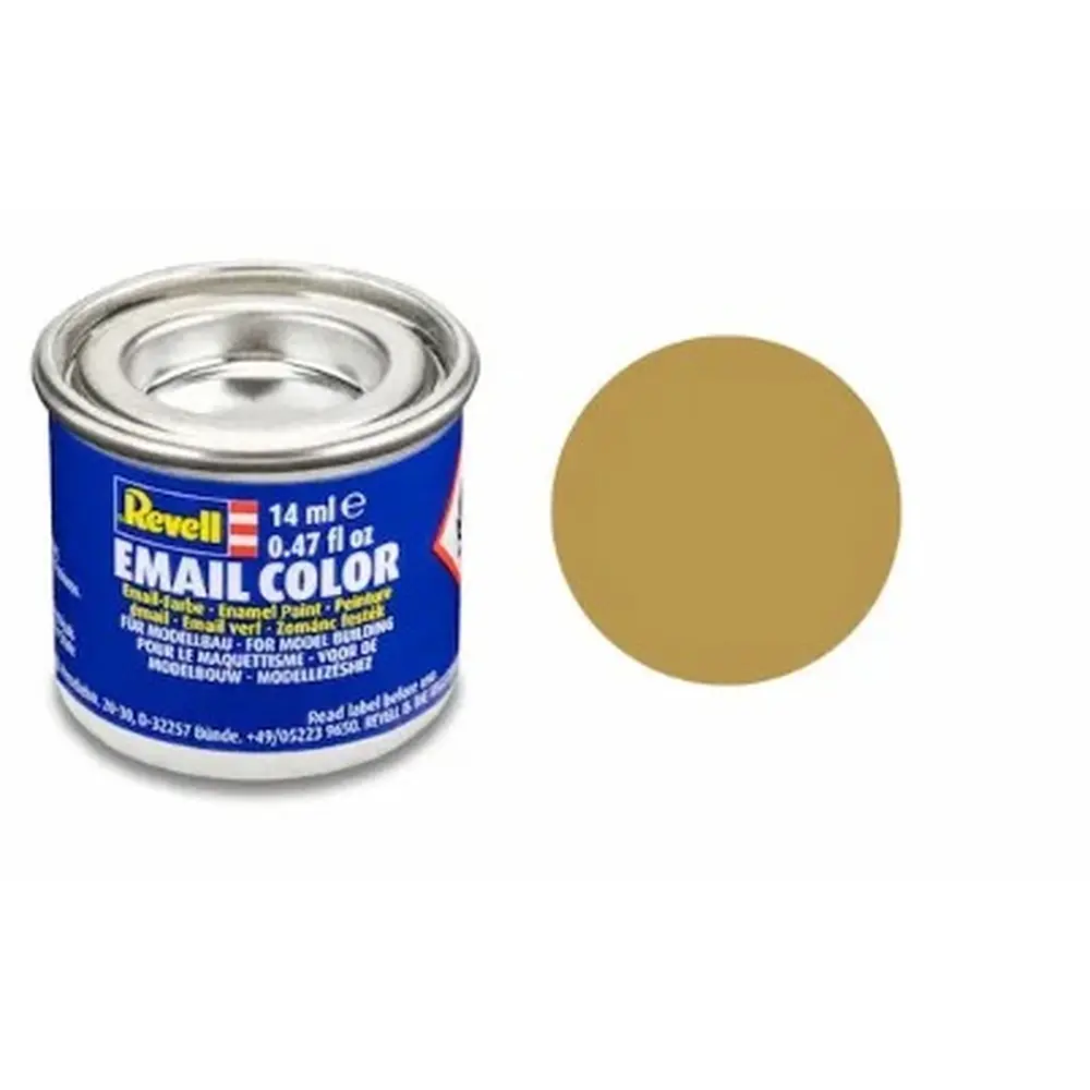 Peinture Émail Revell Sable Mat RAL 1024, 14ml - Revell 32116