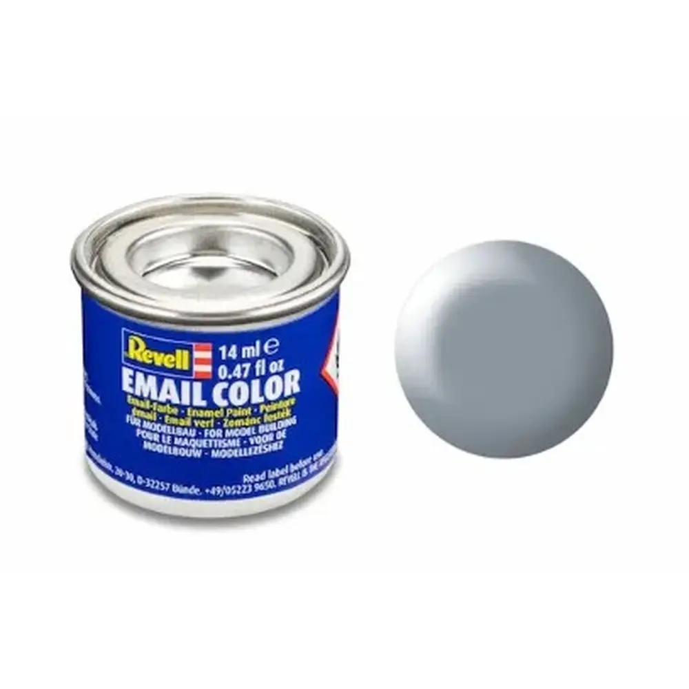 Peinture Émaillée Gris Semi-Brillant RAL 7001, 14ml - Revell 32374