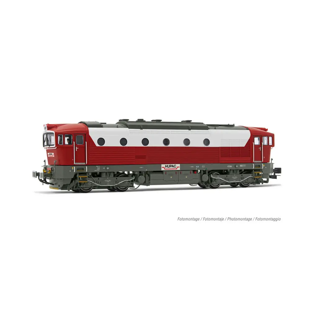 Locomotive diesel D753.7 "HUPAC" - Rivarossi HR2929S - HO 1/87 - Privée - EP V-VI - DCC Son