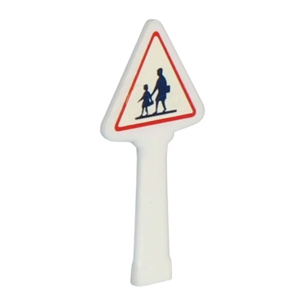 1 panneau Michelin de danger et de prudence, 1952 : école - Sai 8337 - HO 1/87