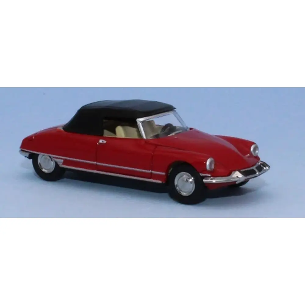 Citroën DS cabriolet 1963 rouge corail - SAI 7813 - HO 1/87
