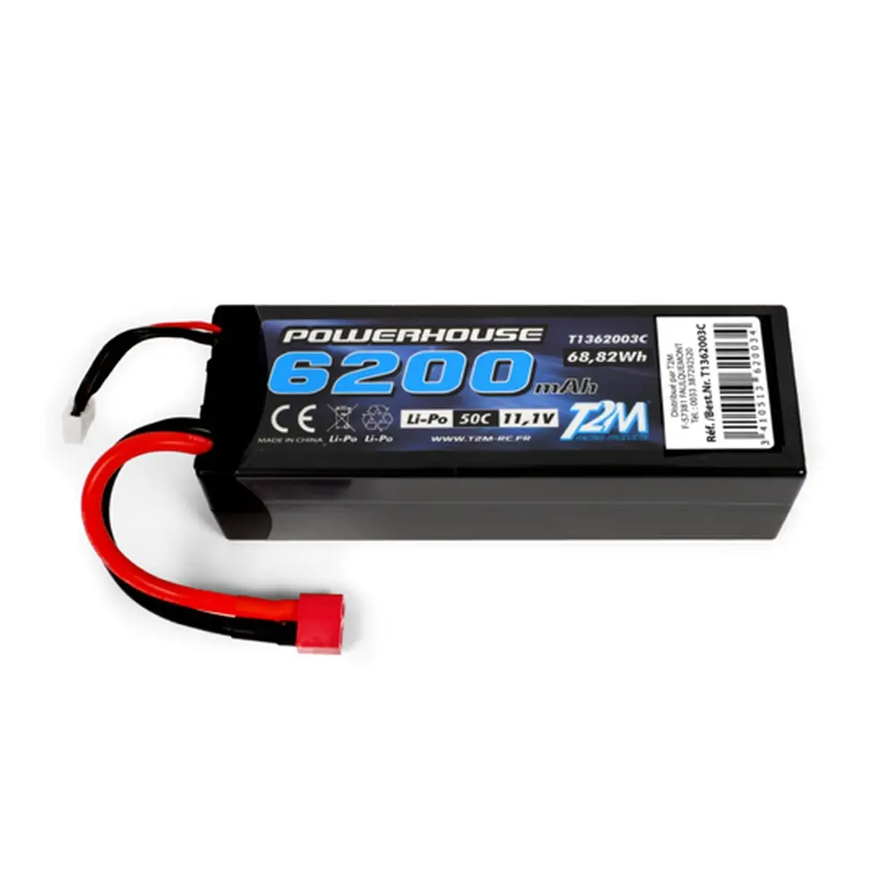 Accu LiPo 3S 11.1V 6200 mAh 50C  - T2M T1362003C