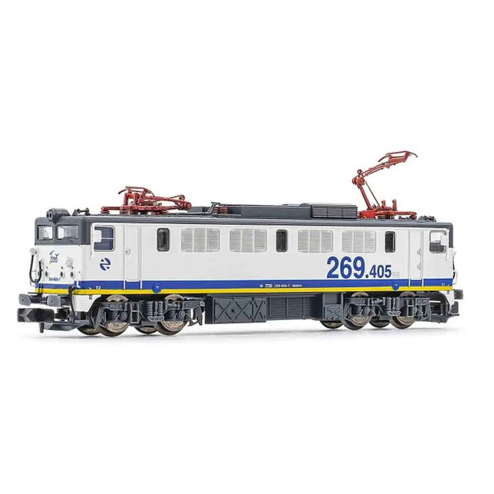 Locomotive électrique classe 269.400, livrée « Talgo 200 » avec bande jaune - Arnold HN2592 - N 1/160 - RENFE - Ep V - Analogique - 2R