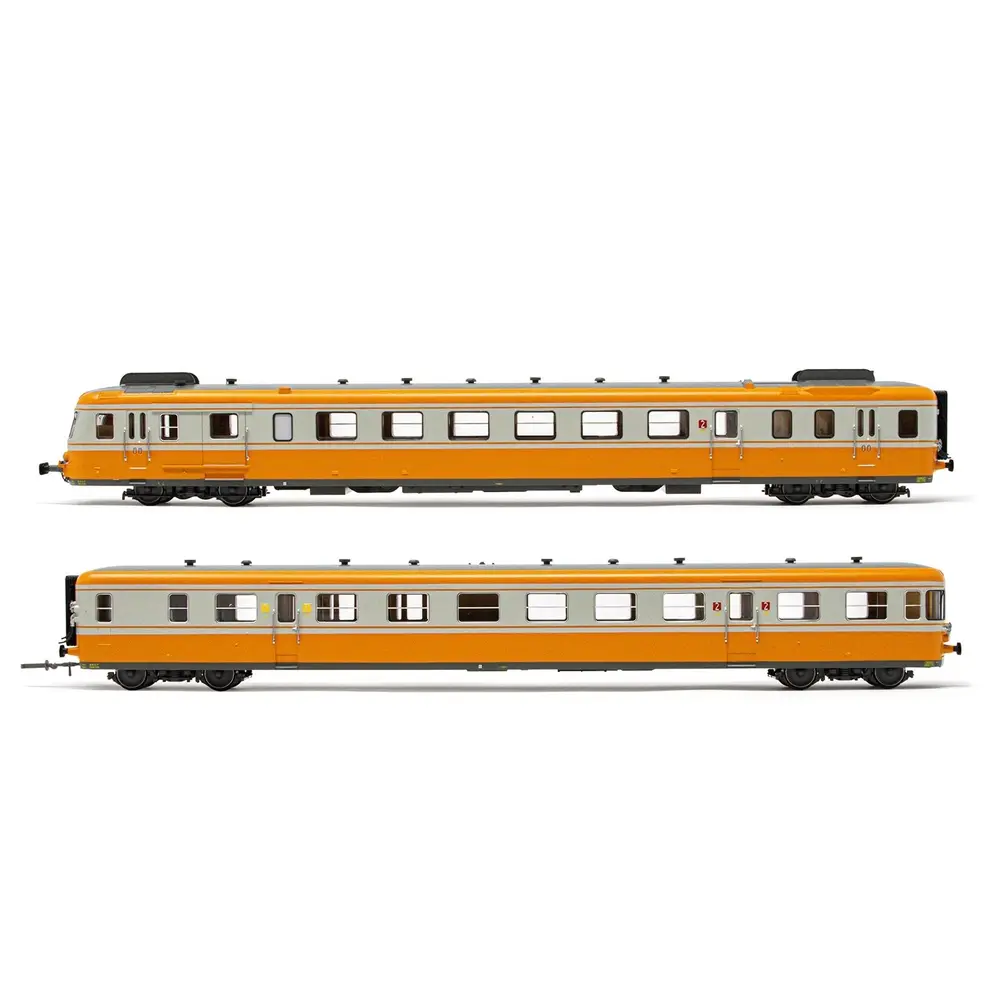 Autorail Diesel RGP 2 modernisé + remorque - Arnold HN2637 - SNCF - N 1/160 - EP IV - Analogique - 2R