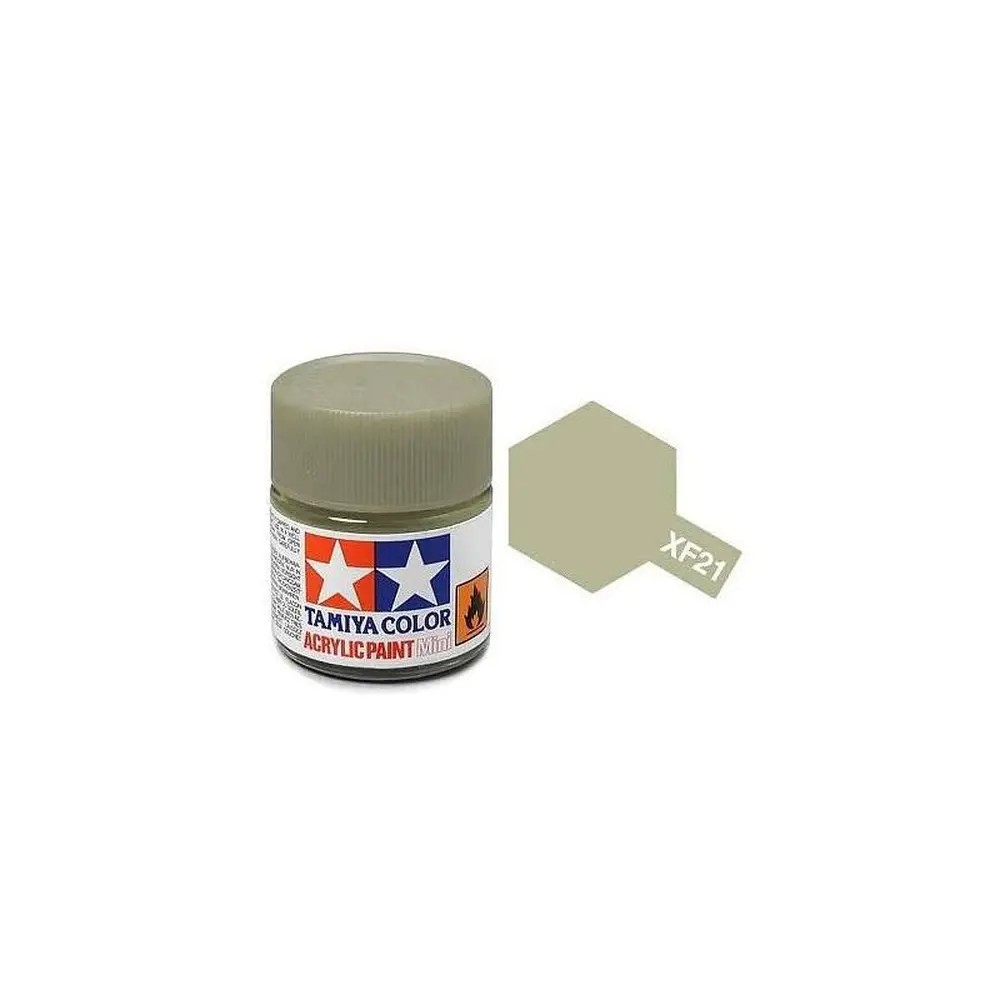 Peinture acrylique en pot - Ciel (vert/gris) MAT XF21 - TAMIYA 81721 - 10 mL