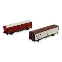 Set wagons de marchandises EVS Trains160 16032 - N 1/160 - SNCF - Ep IV