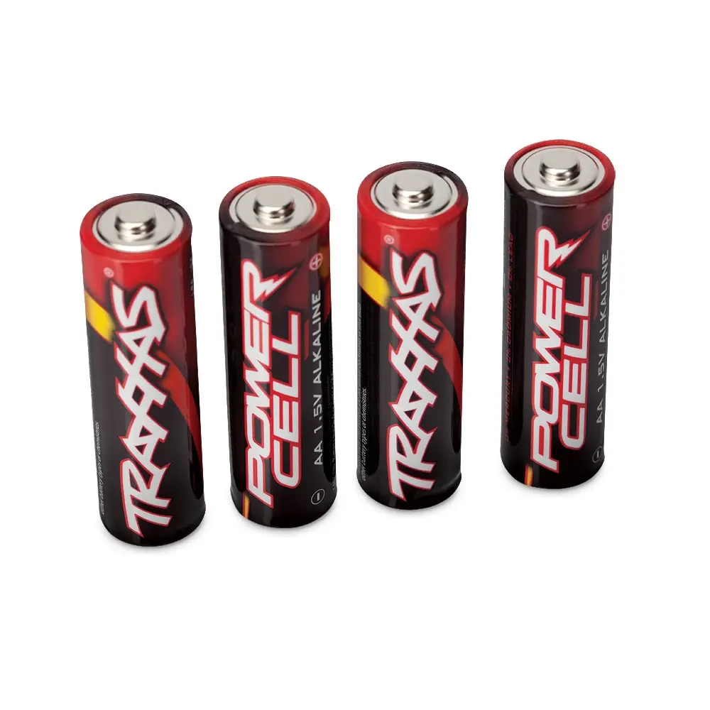 Lot de 4 piles alcalines LR6 AA 1,5V - Traxxas 2914