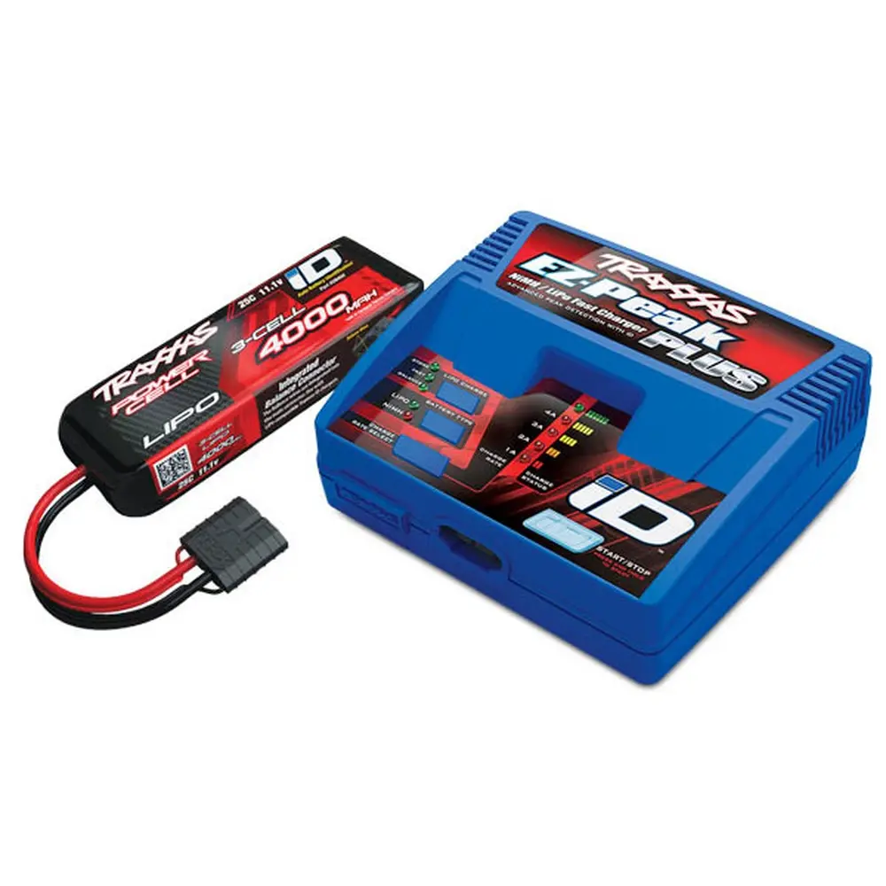 Pack chargeur EZ-Peak Plus + Lipo 3S 4000mAh - Traxxas 2994G