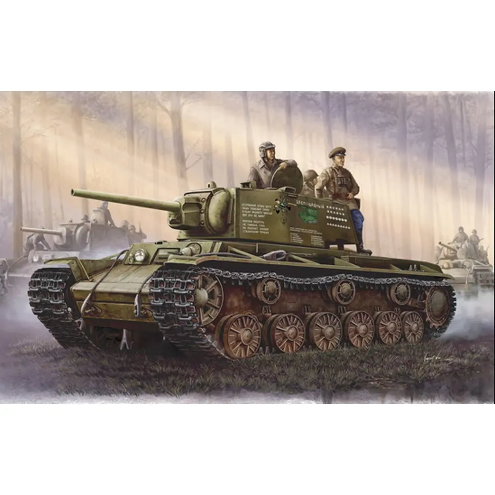 Russie KV-1 modèle 1942 Char à tourelle simplifiée - Trumpeter 00358 - 1/35