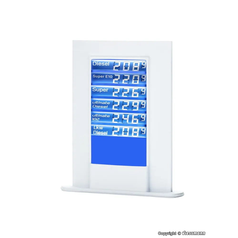 Affichage des prix ARAL Recto verso - Viessmann 1396 - HO 1/87