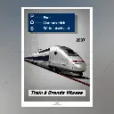 Poster TGV POS - A2 42.0 x 59.4 cm - 800 tonnes 8TTGVPOS