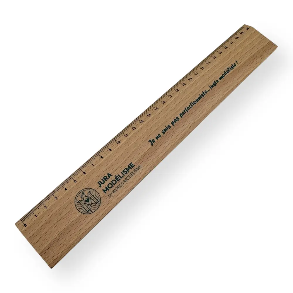 Règle 30 cm Jura Modélisme by World Modélisme "Je ne suis pas perfectionniste... juste modéliste !" 