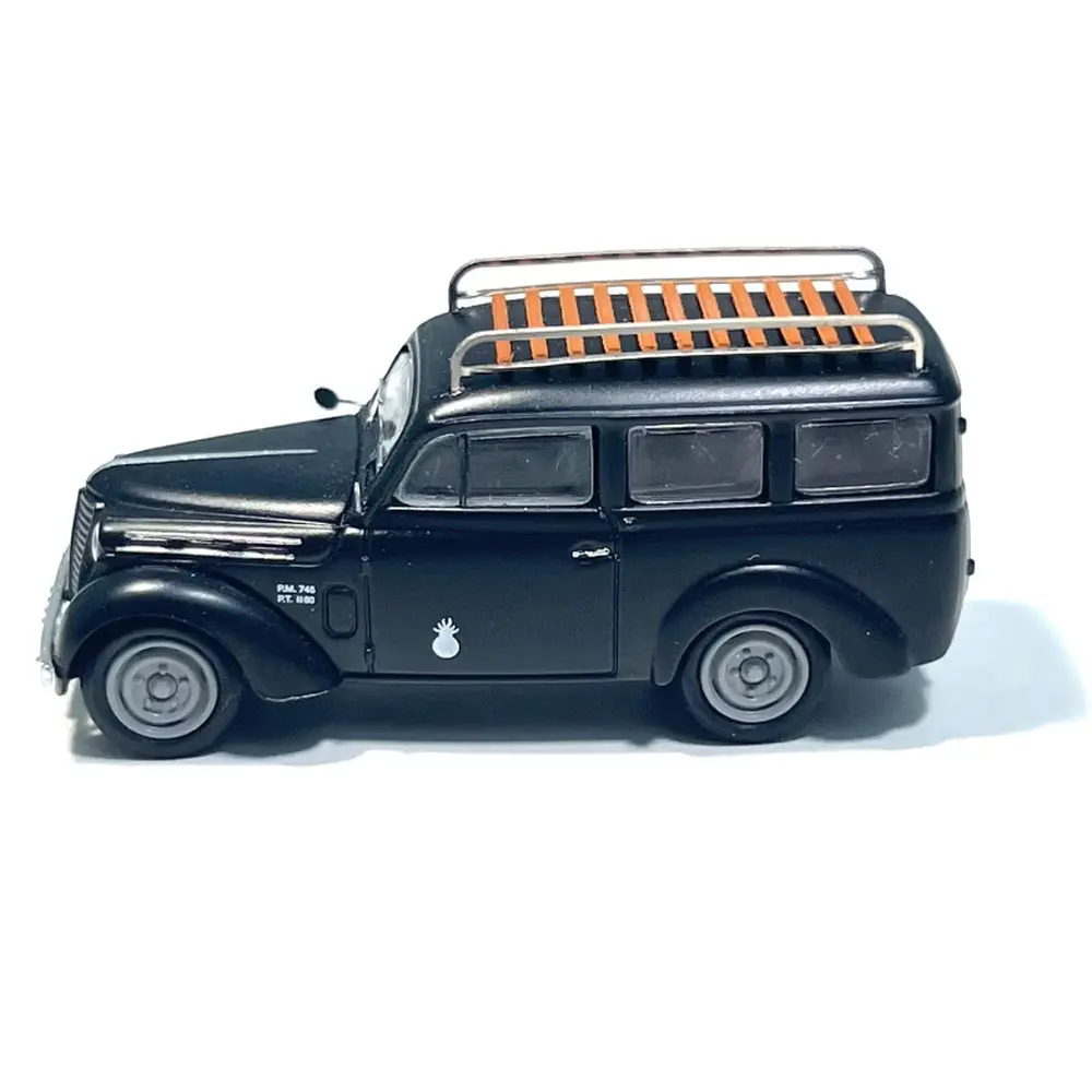 Voiture Renault Juvaquatre Noire "Gendarmerie" - REE CB 202 - HO 1/87 