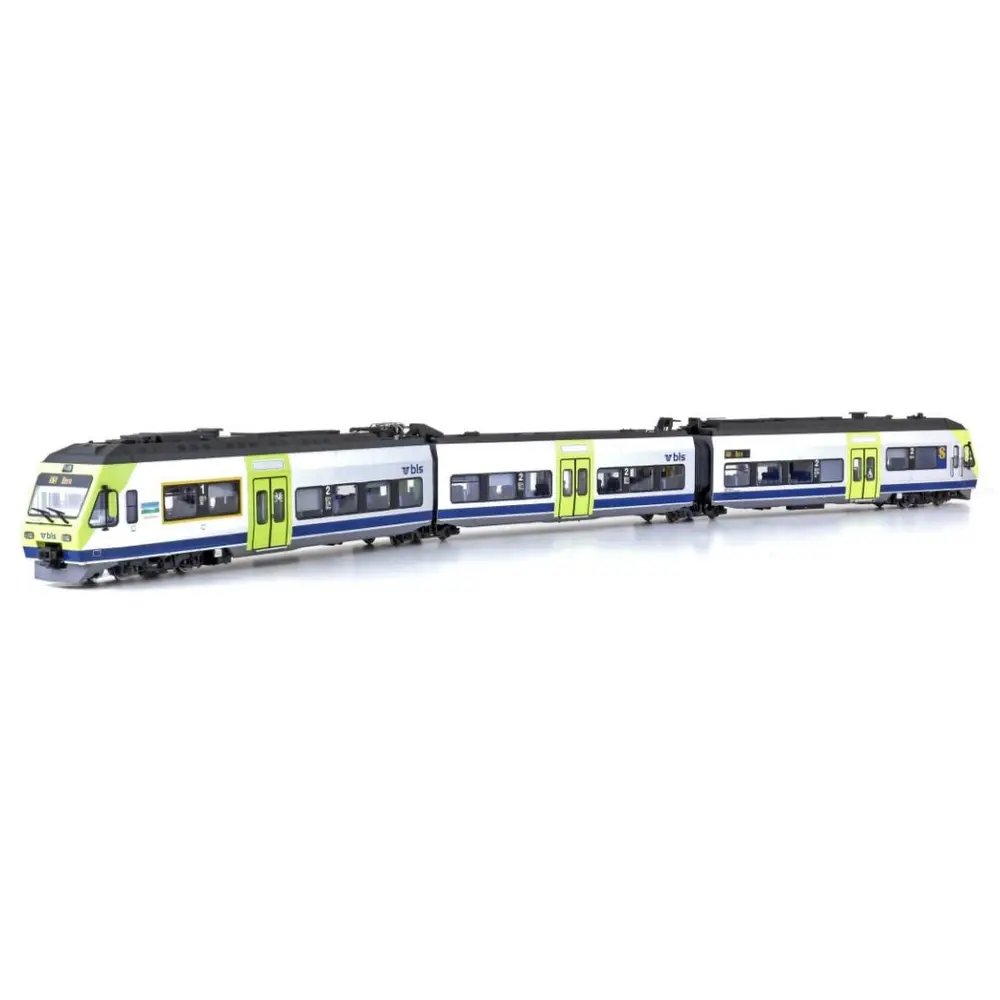 Automotrice RAbE 525 010, NINA "Gerzensee", 3 éléments - LS Models 17202DC - HO 1/87 - BLS - Ep VI - Analogique - 2R