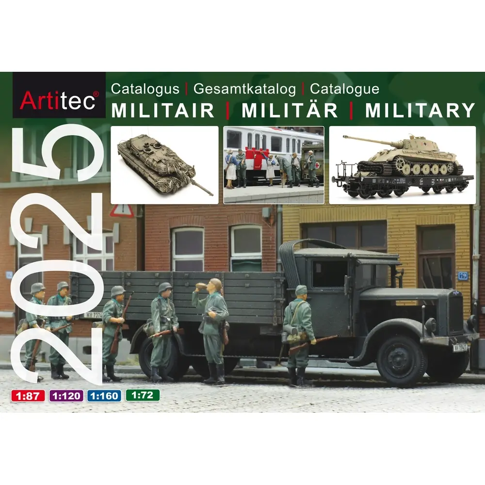 Catalogue Artitec militaire 2025 - HO 1/87 / N 1/160 / TT 1/120 / 1/72 