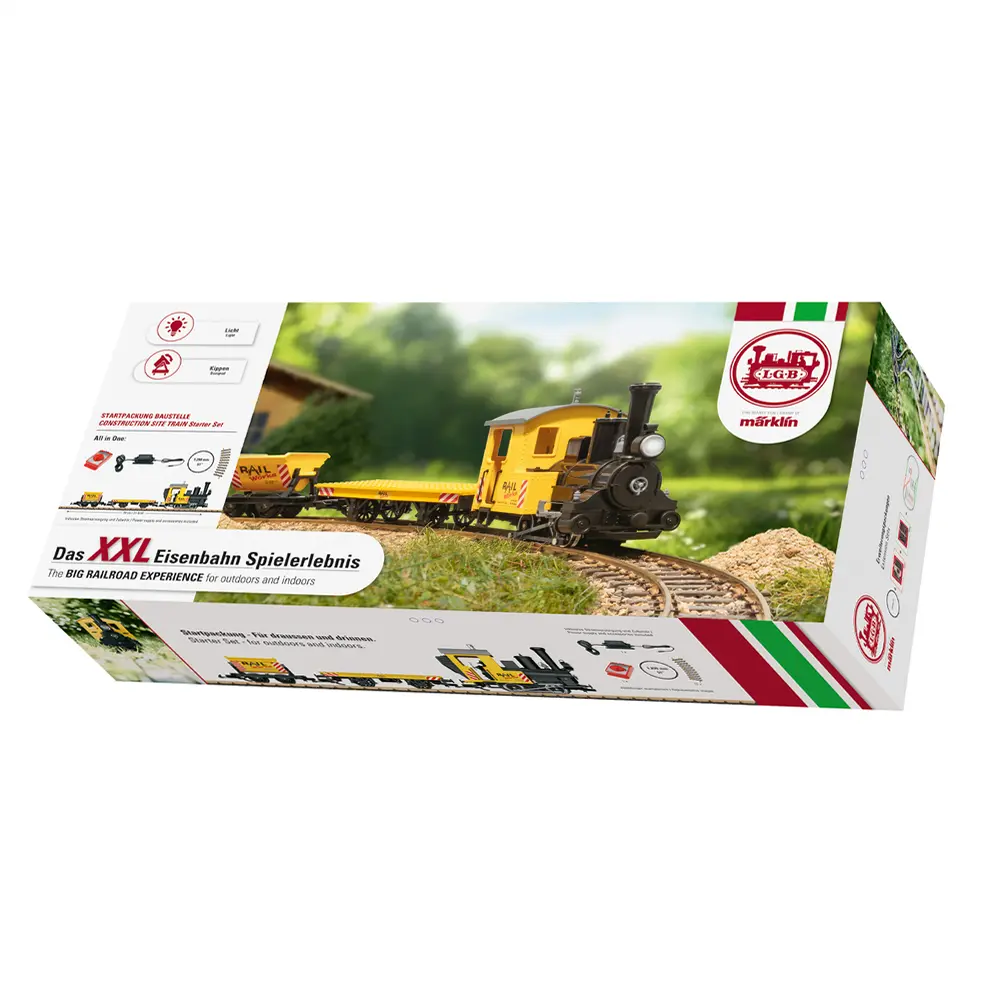 Coffret de départ "Chantier" - LGB 70504 - G 1/22,5 - Analogique - 2R