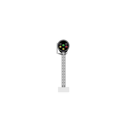 [87T913220] Signal Disque avec 4 LEDs (vert/2 jaune/rouge) - 87Train 913220 - HO 1/87 - SNCF 