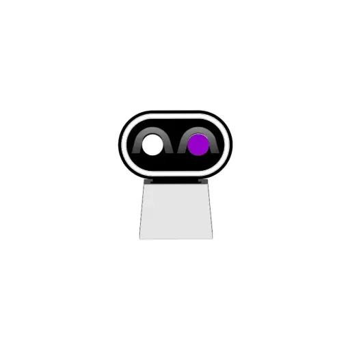 [87T913223] Signal nain à 2 LED (blanc+violet) - 87Train 913223 - HO 1/87