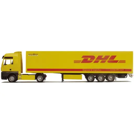 [AW73005] Semi-remorque MAN TGA XXL aerop / "DHL" - AWM 73005 - HO 1/87