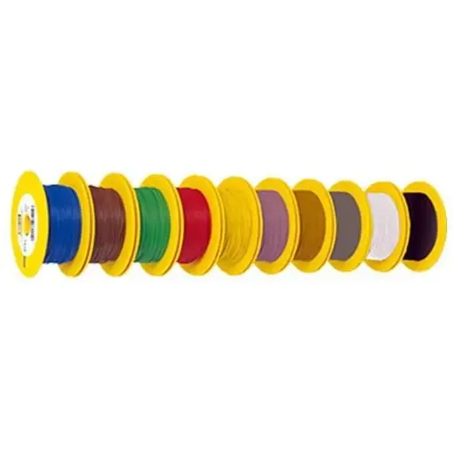 [BR3114] Câble électrique Marron Clair, section de 0.14 mm², longueur 100 m - BRAWA 3114
