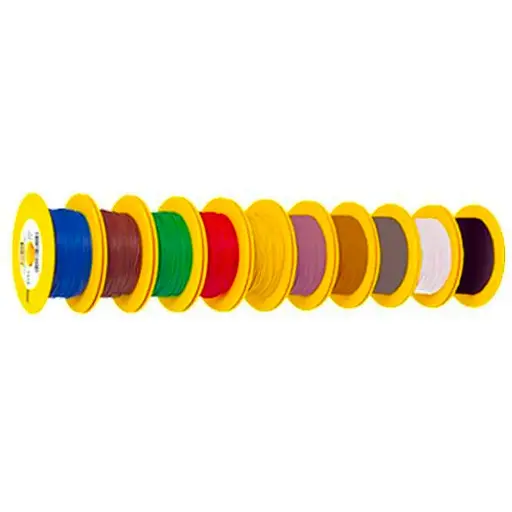 [BR3113] Câble électrique Vert, section de 0.14 mm², longueur 100 m - Brawa 3113