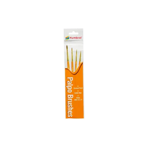 [HUAG4250] Pack de pinceaux Palpo 000, 0, 2, 4 - Humbrol HUAG4250