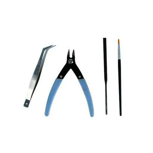 [IT50830] Jeu de outils - pince coupante, pince plate, lime, pinceau - ITALERI 50830