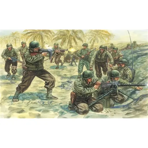 [IT6120] Lot De Personnages d'Infanterie US - Italeri 6120 - 1/72