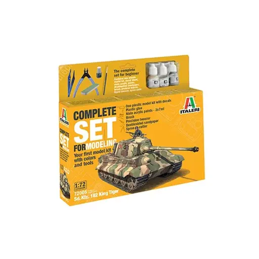 [IT72005] Set Sd.Kfz.182 King Tiger - Italeri 72005 - 1/72
