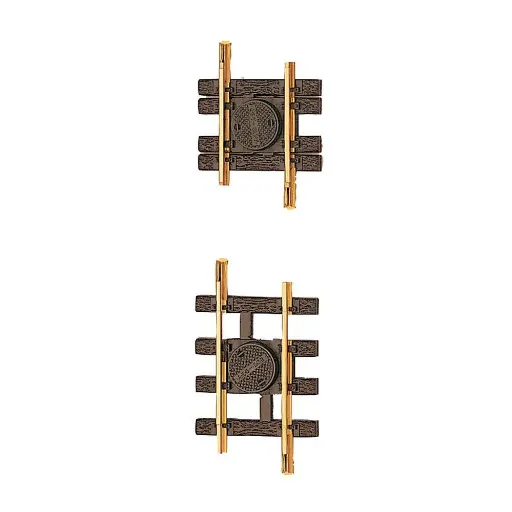 [LG10090] Rail droit réglable LGB 10090 - G : 1/22.5 - 88 à 120 mm - Code 332 - Écartement 45 mm