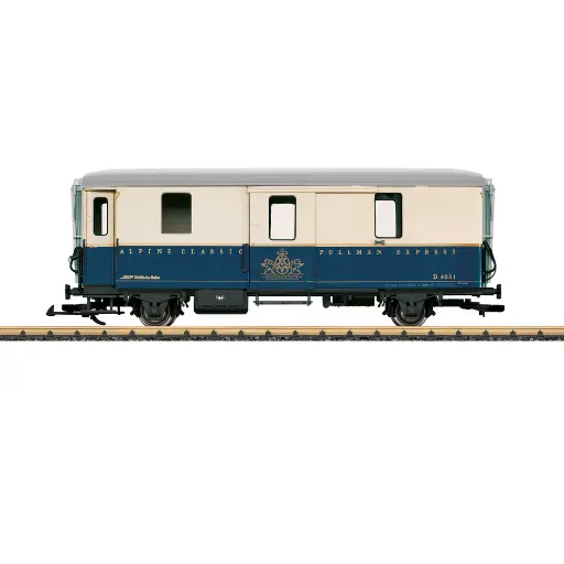 [LG40844] Fourgon à bagages Pullmann Express - LGB 40844 - RhB - G 1/22,5 - Ep. V-VI