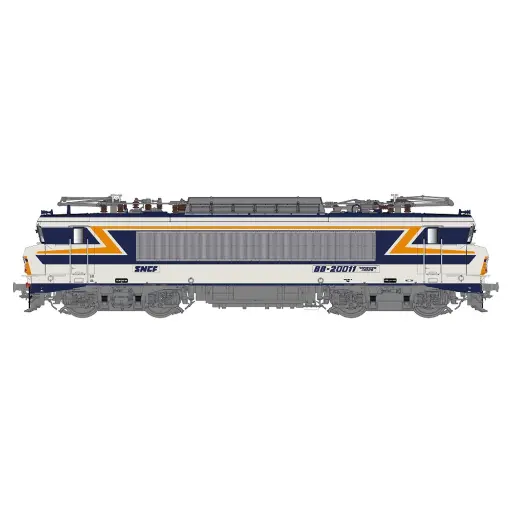 [LS11199] Locomotive électrique BB 20011, livrée gris argent bleu, TEN/chamois 432, plaques, dépôt Strasbourg - LS Models 11199 - HO 1/87 - SNCF - Ep IV - Analogique - 2R