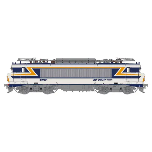 [LS11699] Locomotive électrique BB 20011, livrée gris argent bleu, TEN/chamois 432, plaques, dépôt Strasbourg - LS Models 11699 - HO 1/87 - SNCF - Ep IV - Analogique - 3R