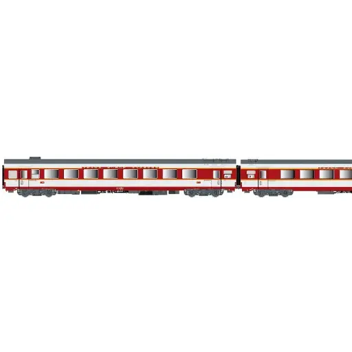 [LS40082DC] Set de 3 voitures voyageurs grand confort "Capitole" A3rtux + A8tu + A8u - LS Models 40082DC - HO 1/87 - SNCF - Ep IV - 2R