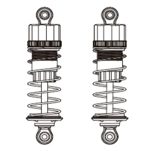 [MJX16510R] Amortisseurs hydraulique (x2) pour Hyper Go 16210 - MJX 16510R - 1/16