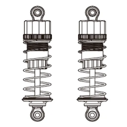 [MJX16510] Amortisseurs hydraulique avant (x2) pour Hyper Go 16207 - MJX 16510 - 1/16