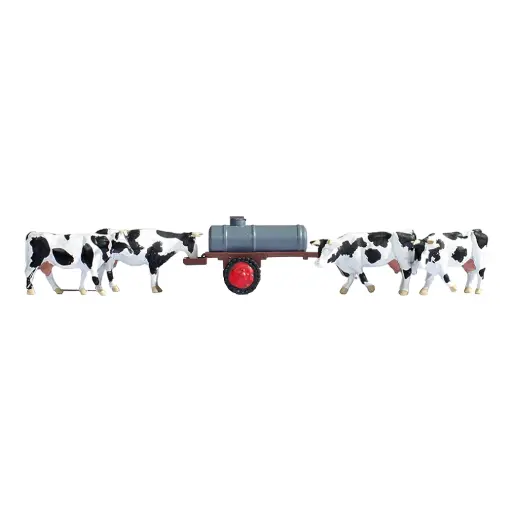 [NO16658] Diorama vaches à l'abreuvoir - NOCH 16658 - HO 1/87