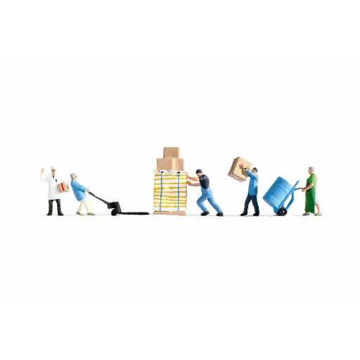 [NO36038] Pack de 5 employés d'entrepôt NOCH 36038 - N : 1/160