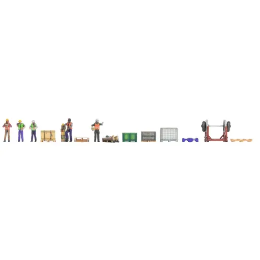 [NO35905] Figurine a l'entrepôt - Noch 35905 - 1/160 N