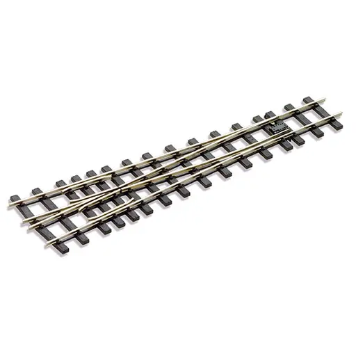 [PESLE697] Aiguillage symétrique , 8° , code 200 , electrofrog , avec coeur polarisé , longueur 487 mm , rayon 2413 mm