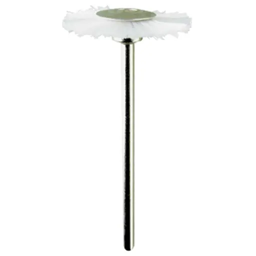 [PGM4165] Brosse à roue en nylon blanc Ø 21 mm - PG Mini 4165