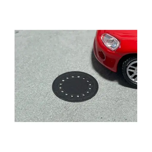 [87T221020] Bouche d'égoût  - 87TRAIN 221020 - HO 1/87