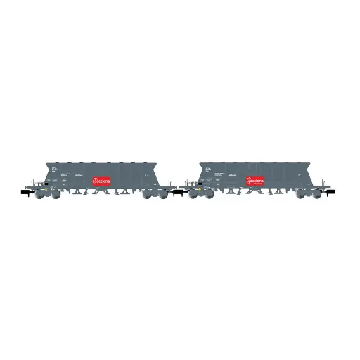 [HN6618] Coffret de 2 wagons trémies Faoos "Acciona" - Arnold HN6618 - N 1/160 - RENFE - EP VI