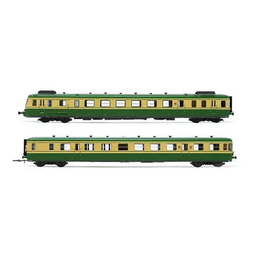 [HN2635S] Autorail Diesel RGP 2 modernisé + remorque - Arnold HN2635S - SNCF - N 1/160 - EP IV - DCC Son - 2R