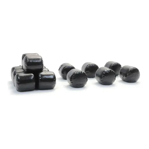 [AR387.616] Balles de fourrage d'ensilage noires - Artitec 387.616 - HO 1/87