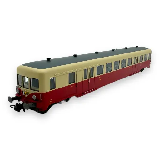 [R37.HO41255] Remorque d'autorail ZR 27205 - R37 H0 41255 - HO 1/87 - SNCF - Ep III - Analogique - 2R
