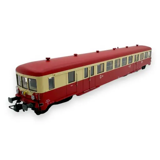[R37.HO41258] Remorque renforcée d'autorail ZR BD 27107 - R37 HO41258 - HO 1/87 - SNCF - IV - Analogique - 2R